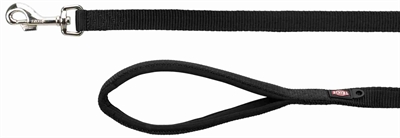 TRIXIE Hondenriem Premium Zwart 120×1,5 cm – Robuuste Looplijn