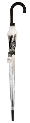 MERKLOOS Paraplu Vogels op Draad Transparant/Zwart 81,5 cm – Transparant