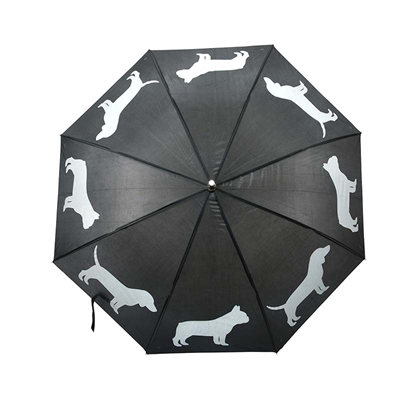   Paraplu Honden Reflecterend Zwart | 85 cm