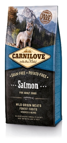 CARNILOVE hondenvoer zalm Adult 12 KG – graanvrij, holistisch