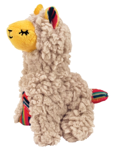 KONG Kattenspeelgoed Softies Buzzy Llama 12,5×5,5×8,5 cm – Zacht