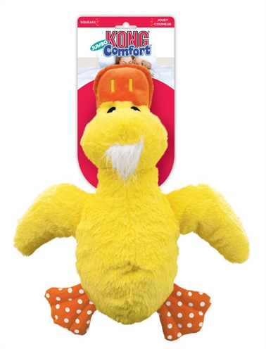 KONG hondenknuffel KONG COMFORT JUMBO EEND 40×41,5 cm – Assorti