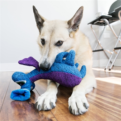 KONG hondenspeelgoed Woozles Alien Blauw 28×19×13,5 cm – schattig