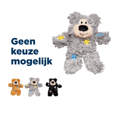 KONG hondenspeelgoed KONG Wild Knots Bear 13×10×5 cm – Assorti
