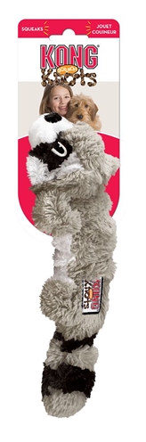 KONG hondenspeelgoed Scrunch Knots Raccoon 36×8,5 cm – pluche