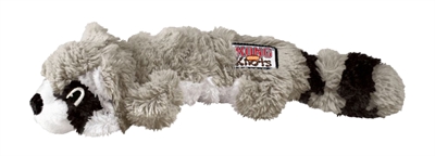 KONG hondenspeelgoed Scrunch Knots Raccoon 36×8,5 cm – pluche