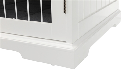 TRIXIE Bench Home Kennel kamerbench incl. schapenvachtmat - Wit - 73x53x53 cm