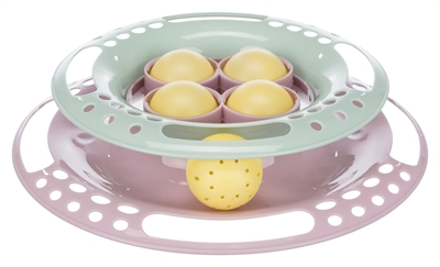TRIXIE Kattenspeelgoed Junior Kitten Circle 24×24 cm – Pastelkleuren