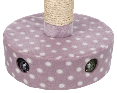 TRIXIE Krabpaal Fleece Lila 26×26×47 cm – Compact voor Kittens