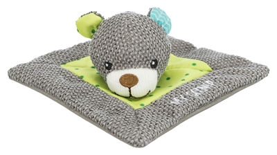 TRIXIE Knuffeldoek Beer Kattenkruid 13×13 cm – Kattenspeelgoed