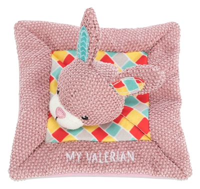 TRIXIE knuffeldoek konijn met valeriaan 13×13 cm – 4st