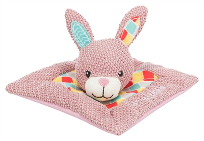 TRIXIE knuffeldoek konijn met valeriaan 13×13 cm – 4st