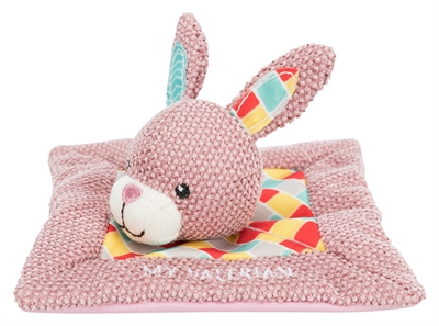 TRIXIE knuffeldoek konijn met valeriaan 13×13 cm – 4st