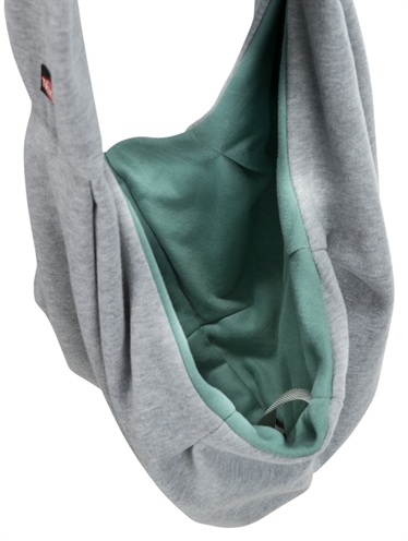 TRIXIE Hondentas Buikdrager Lichtgrijs/Mintgroen 60×22×20 cm