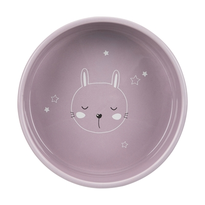 TRIXIE Voerbak Keramiek Junior | Geschikt voor droog-, natvoer en water - Assorti pastel - 12 cm / 300 ml