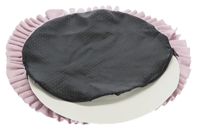 TRIXIE Snuffelmat Junior - Voorkomt schrokken, stimuleert zoekgedrag, makkelijk te reinigen - Zachtroze/mintgroen/grijs - 38x38 cm