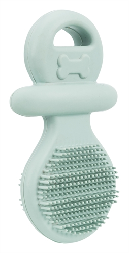 TRIXIE Pupspeen Junior kauwspeelgoed natuurrubber | Masserende uitsteeksels - Assorti - 9 cm