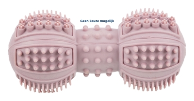 TRIXIE Halter Junior hondenspeelgoed | natuurrubber gebitsverzorgend - assorti - 9 cm