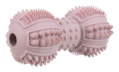 TRIXIE Halter Junior hondenspeelgoed | natuurrubber gebitsverzorgend - assorti - 9 cm