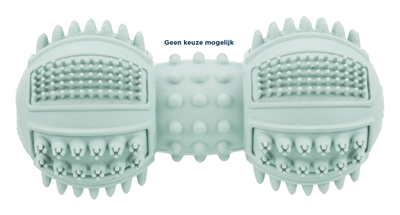TRIXIE Halter Junior hondenspeelgoed | natuurrubber gebitsverzorgend - assorti - 9 cm