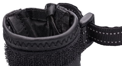 TRIXIE Pootbescherming Walker Active - All-season bescherming tegen hitte, stenen & strooizout, slipvast profielzool, reflecterend - Zwart - M-L (2 st)