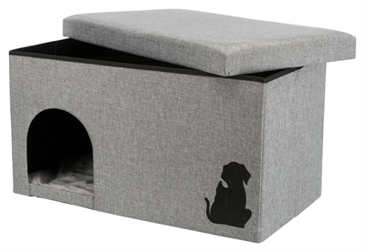 TRIXIE Kattenhuis Kimy 72×40×40 cm – Lichtgrijs