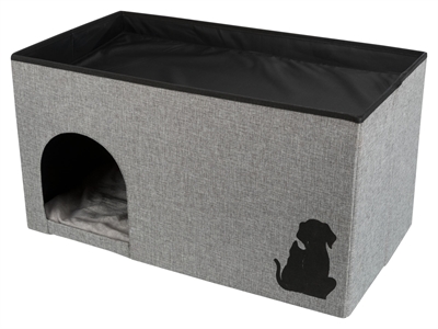 TRIXIE Kattenhuis Kimy 72×40×40 cm – Lichtgrijs