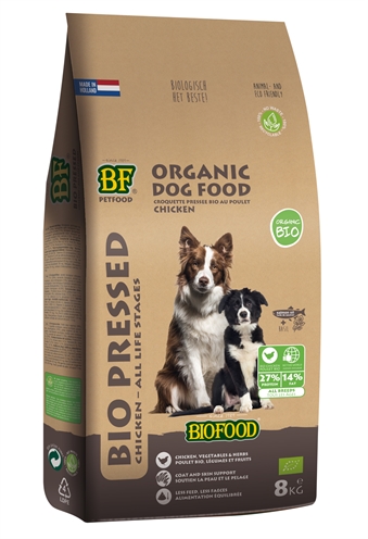 BF PETFOOD Hondenvoer Organic Bio Chicken 8 KG – Graanvrij
