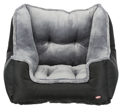 TRIXIE autostoel Zwart/Grijs 50×50×40 cm – veilig en comfortabel