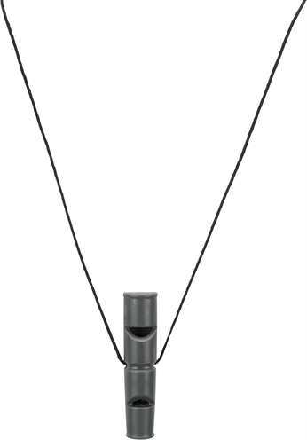 TRIXIE Hondenfluit Dubbeltoon 7,5 cm – Kunststof Assorti