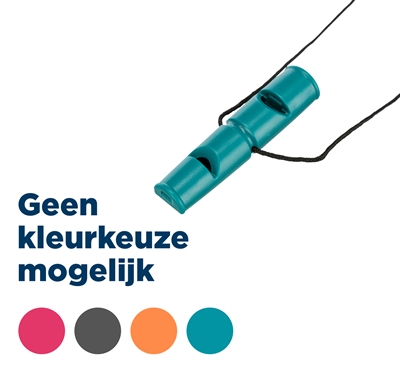 TRIXIE Hondenfluit Dubbeltoon 7,5 cm – Kunststof Assorti