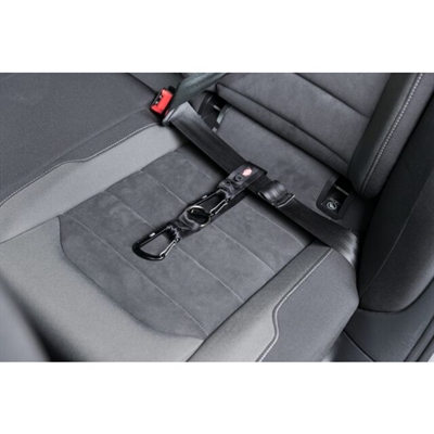 TRIXIE Gordellus autogordel Universeel met stevige karabijnhaak - Zwart - 30 x 3,8 cm