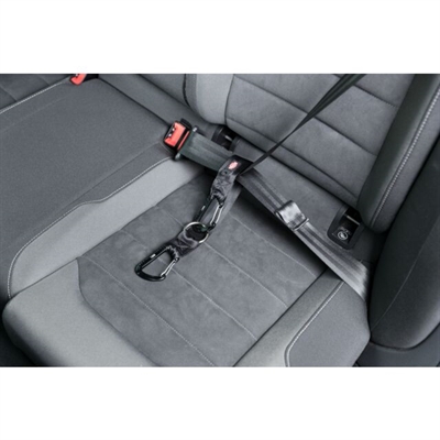 TRIXIE Gordellus autogordel Universeel met stevige karabijnhaak - Zwart - 30 x 3,8 cm