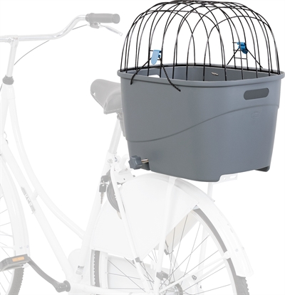 TRIXIE Fietsmand Draadkoepel Grijs 46×36×47 cm – Kunststof