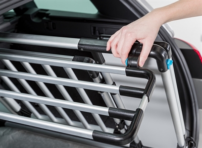 TRIXIE Bovenhek-uitbreiding kofferbakhek | Verstelbaar voor hogere auto’s - Zwart - 92 x 4 x 27 cm