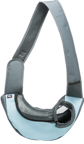 TRIXIE Buikdrager Sling Draagtas 50×18×25 cm – Lichtgrijs/Lichtblauw