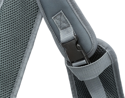 TRIXIE Buikdrager Sling Draagtas 50×18×25 cm – Lichtgrijs/Lichtblauw
