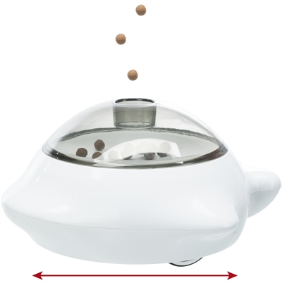 TRIXIE hondenspeelgoed Snack Popper Grijs/Limoen 21×12×10 cm – kunststof