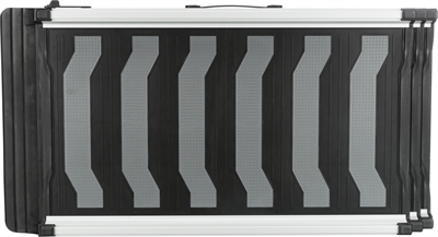 TRIXIE Loopplank Telescopisch 78×40 cm – Zwart / Grijs voor Honden tot 90 kg