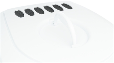 TRIXIE Kattenbak Primo XXL 71×56×47 cm – Grijs/Wit