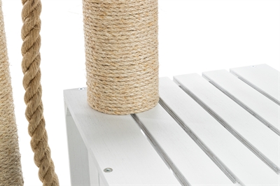 TRIXIE Krabpaal Skadi 62×52×114 cm – Wit Beach-Stijl