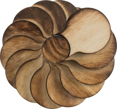 TRIXIE Speeltoren Hamsters/Muizen Gevlamd Hout 10×9×12 cm – Veilig