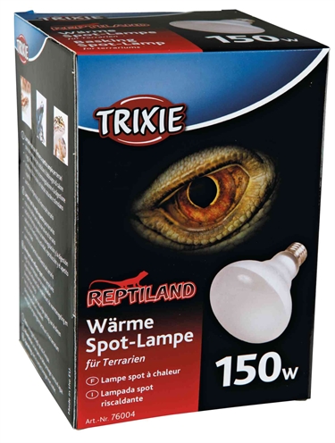 TRIXIE Reptiland warmtelamp reptielen Infrarood & UVA-straling - witgeel - 150 W, 9,5×13 cm
