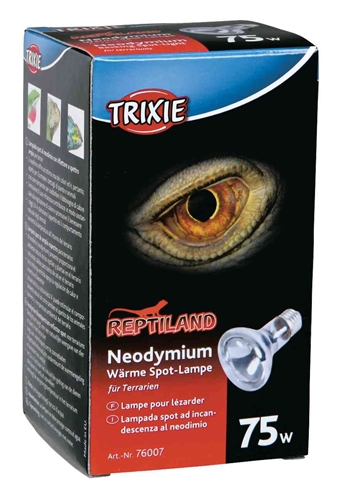 TRIXIE Reptiel warmtelamp Reptiland Neodymium Infrarood + UVA - E27 - 75W 6,3x10 cm (3 st)