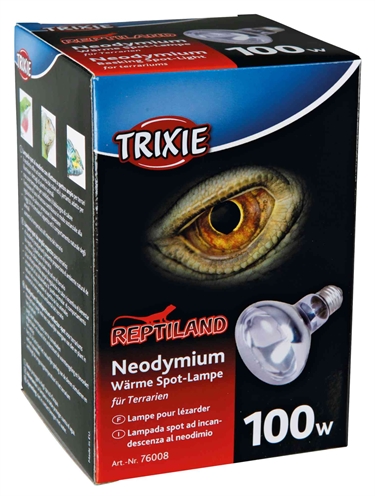 TRIXIE Warmtelamp Reptiland Neodymium - Infrarood & UVA 100W | E27 - 8 x 10,8 cm (3 stuks)