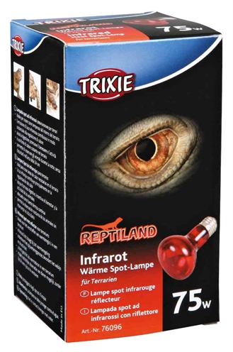 TRIXIE Warmtelamp Reptiland Heatspot infrarood 75W E27 - 6,3x6,3x10 cm