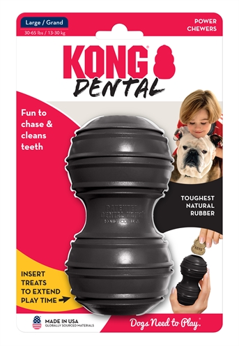 KONG hondenspeelgoed KONG EXTREME DENTAL 13,5×7×7 cm – zwart