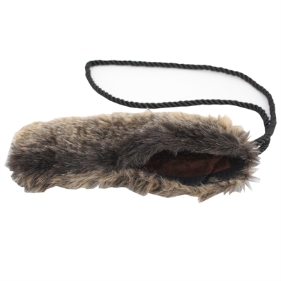SCHULZE Apporteerdummy Porta Tug zacht pluche met klittenbandsluiting - bruin - 30x12x12 cm