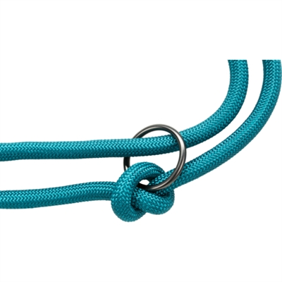 TRIXIE Hondenriem Be Nordic 200×1,3 cm – Petrol / Lichtgrijs