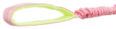 TRIXIE Hondenspeelgoed Bungee Tugger met TPR-ring Schokdemper - Zonder pieper - Assorti - 10x10x56 cm